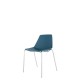 Polypropylene Shell Chair 4-Leg Chrome Steel Frame